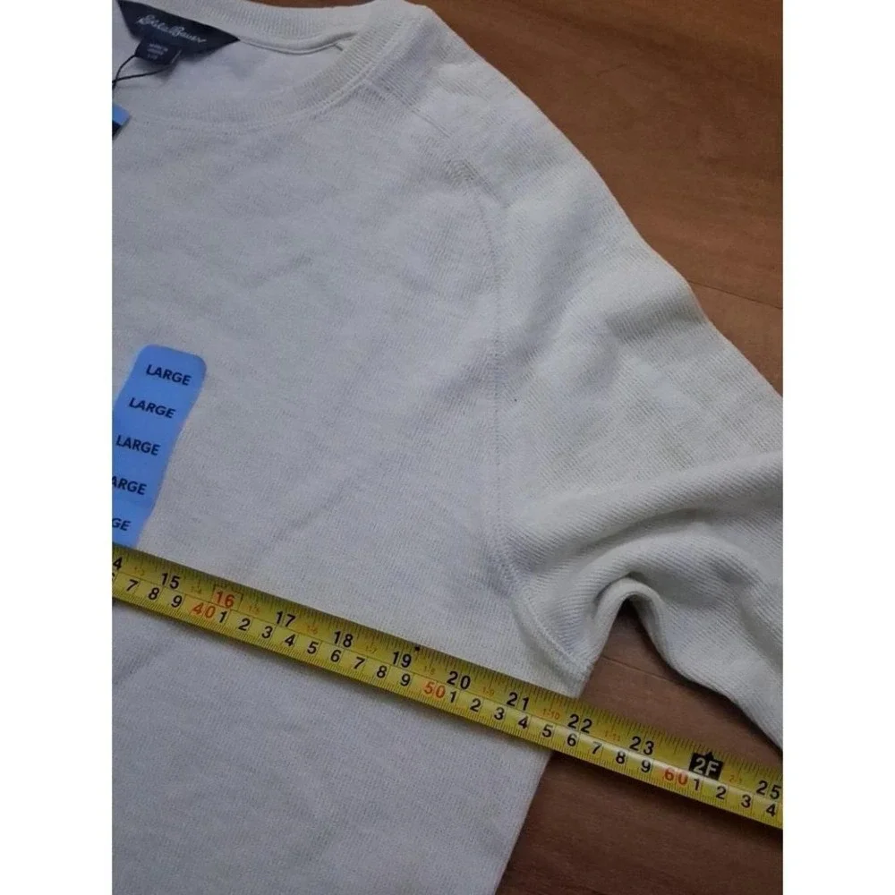 Mens Nwt‎ Eddie Bauer Double Knit Crewneck Thermal Top Shirt - Picture 6 of 8